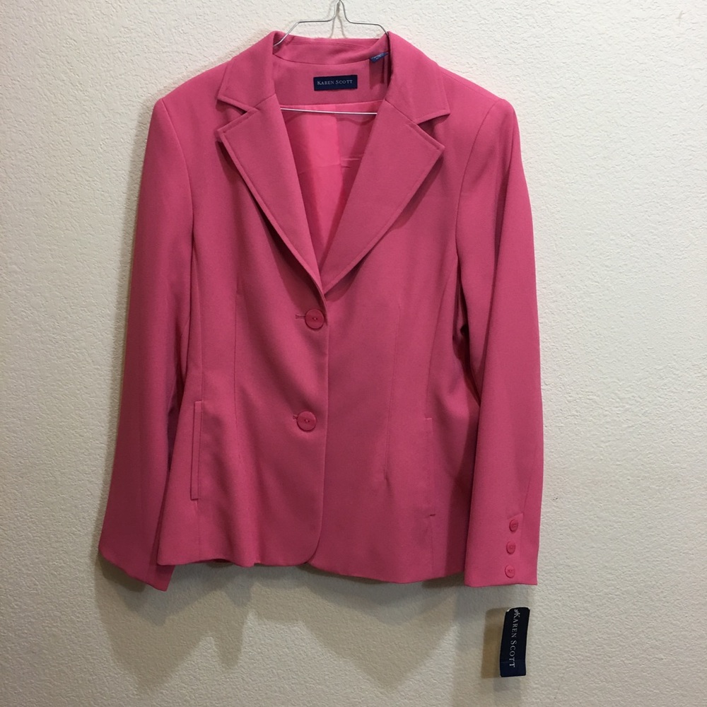 Karen Scott Blazer Pink Size 14